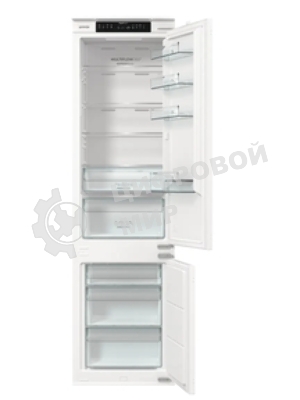Встраиваемый холодильник Gorenje NRKI519141 белый двухкамерный 207/68 л морозилка снизу, No Frost