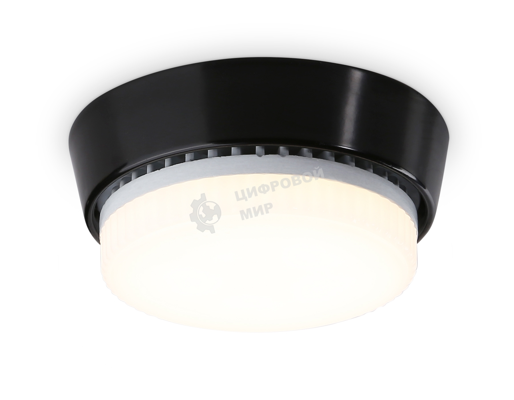 Светильник накладной G10189 BK черный GX53 max 12W D90*20