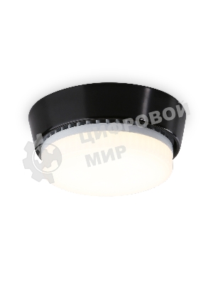 Светильник накладной G10189 BK черный GX53 max 12W D90*20