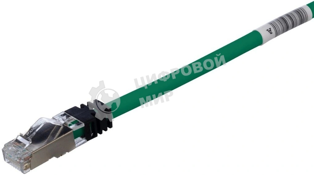 Патч-корд Panduit STP6X6MGR S/FTP вилка RJ-45-вилка RJ-45 кат.6А 6м зеленый CM/LSZH