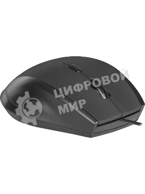 Мышь проводная Defender Accura MM-362 черный, 1600 dpi, USB, кнопки - 6