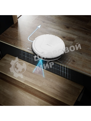 Робот-пылесос Tefal RG8227WH белый, 2600 мА·ч Li-Ion, уборка сухая, пылесборник контейнер 0.44 л