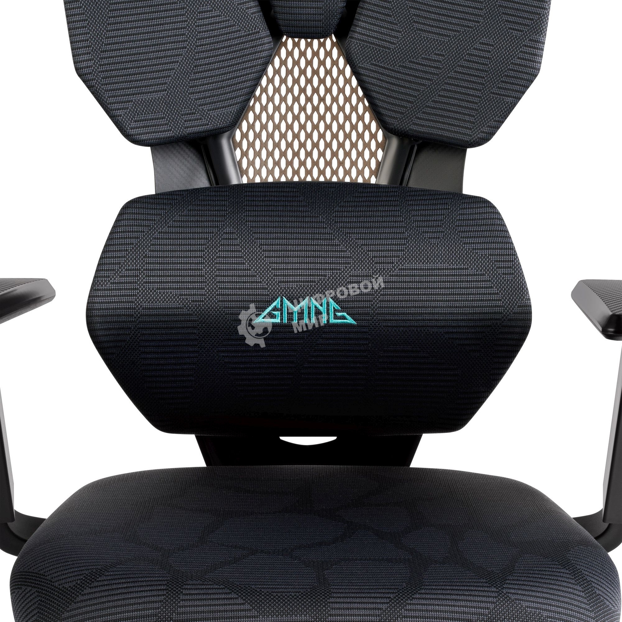Кресло игровое GMNG GG-CH110B черный сиденье черный сетка/ткань с подголов. крестов. пластик черный пластик черный