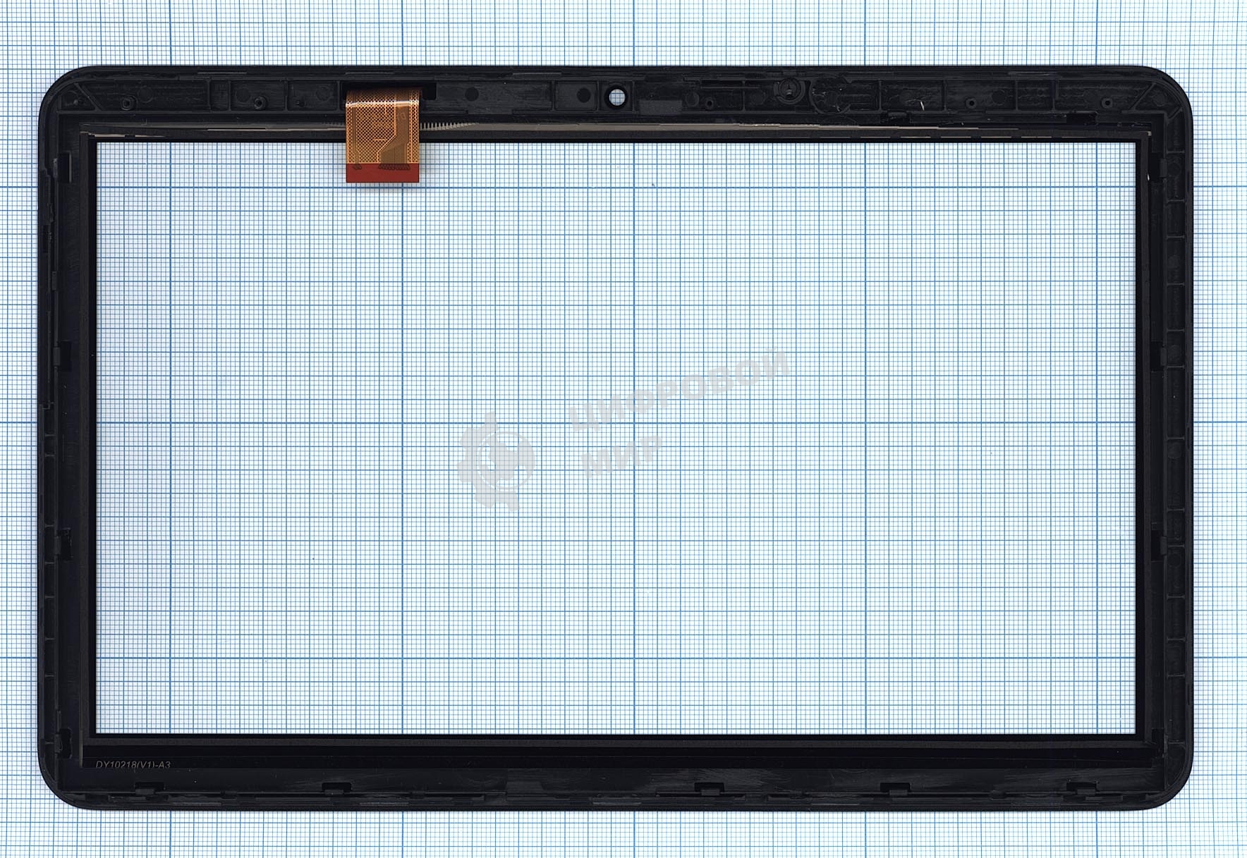 Сенсорное стекло (тачскрин) для Irbis TZ144. черное с рамкой