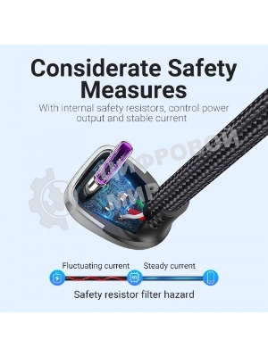 Кабель Vention USB 2.0 CM/AM 5A - 2м. U-образный