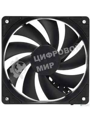 Вентилятор для корпуса Digma DFAN-120-7 черный, 120 мм, 1200 об/мин, 23 дБ, 4 pin