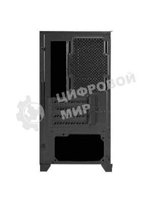 Компьютерный корпус Minitower ExeGate i3 SEA LE (mATX, без БП, 1хUSB+1хUSB 3.0, HD аудио, черный, передняя и боковая панели - закаленное стекло)