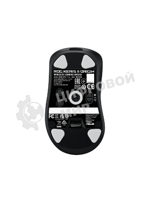 Мышь беспроводная/проводная ASUS ROG Keris II Origin чёрный, 42000 dpi, USB Type-A, радиоканал, Bluetooth, кнопки - 5