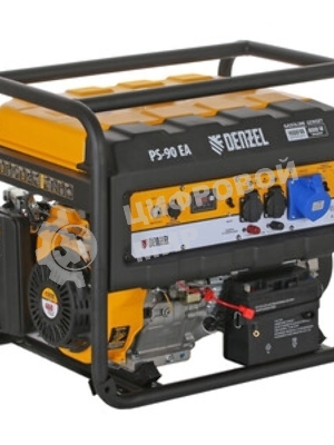 Электрогенератор бензиновый Denzel PS 90 EA, 9 кВт, 85 дБ, 92 кг