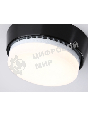 Светильник накладной G10189 BK черный GX53 max 12W D90*20