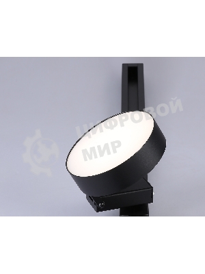 Трековый однофазный светодиодный светильник Ambrella light GL6839 BK черный LED 15W 3000K D115*80