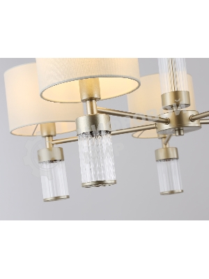 Люстра Ambrella light LH71301/5 CGD/WH золото/белый E14/5 max 40W D680*740
