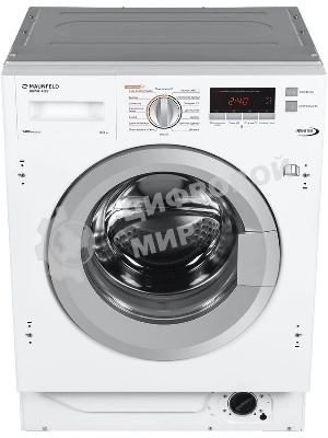 Стиральная машина встраиваемая Maunfeld MBWM1486S белый, загрузка фронтальная 8 кг, 1400 об/мин, класс A+++