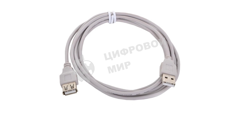 Кабель USB 2.0 Am-Af удлинитель 3м