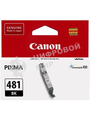 Картридж струйный Canon CLI-481 BK 2101C001 черный (5.6 мл) для Canon Pixma TS6140/TS8140TS/TS9140/TR7540/TR8540