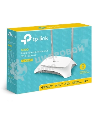 Маршрутизатор TP-Link TL-WR842N Многофункциональный беспроводной маршрутизатор серии N, скорость до 300 Мбит/с
