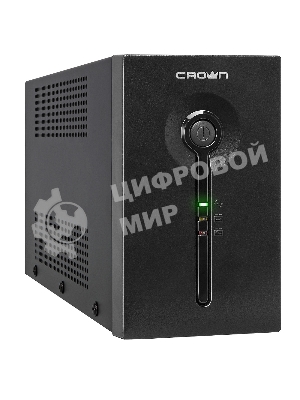 Источник бесперебойного питания Crown CMU-SP650COMBO/650 ВА/390 Вт/2 х CEE 7 (евророзетка), 3 x IEC 320 C13 (компьютерная)