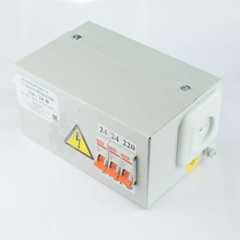 Ящик с понижающим трансформатором ЯТП 0.25 220/12В (3 авт. выкл.) Кострома ОС0000002359