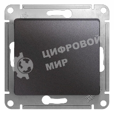 Механизм выключателя 1-кл. СП Glossa сх. 1 10А IP20 10AX графит SchE GSL001311