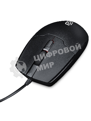 Мышь проводная Oklick 147M черный, 1600 dpi, PS/2, кнопки - 3