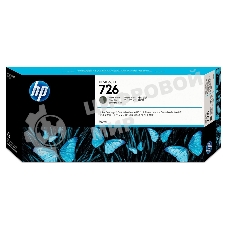 Картридж струйный HP 726 CH575A черный матовый для HP DJ (300мл)