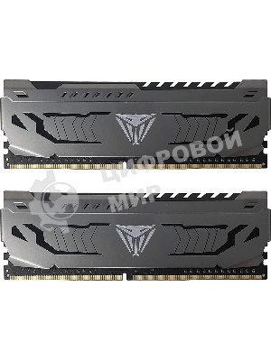 Оперативная память Patriot Viper Steel, DDR4, 64GB (2x32GB), 3600MHz, CL18, DIMM, радиатор, черный