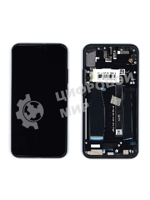 Дисплей для Asus ZenFone 5Z ZS620KL черный с рамкой