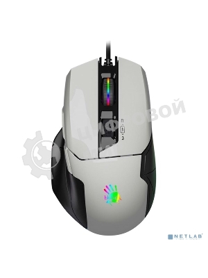 Мышь проводная A4Tech Bloody W70 Max белый, 10000 dpi, USB, кнопки - 9