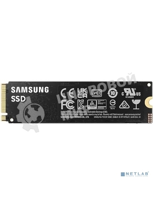 Накопитель SSD Samsung 990 PRO, 2Tb, PCIe 4.0 x4, M.2 2280, NVMe, R/W 7450/6900