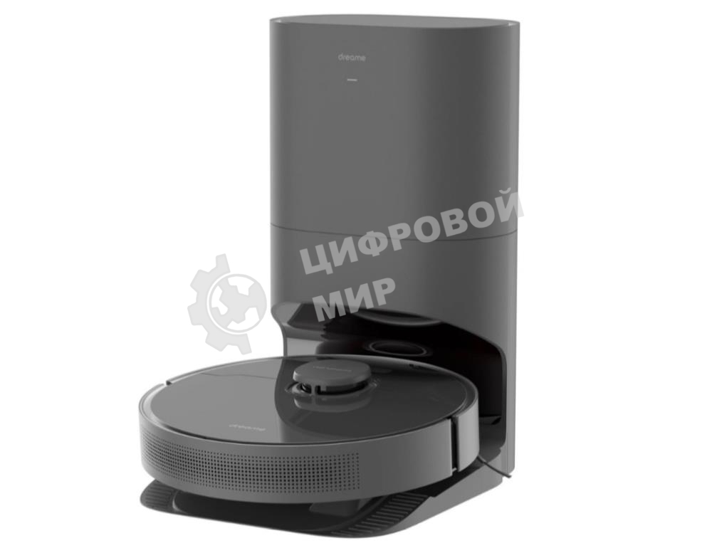 Робот-пылесос Dreame RLS6AD D10S Plus черный, 46 Вт, 5200 мА·ч Li-Ion, уборка сухая/влажная, пылесборник контейнер 0.4 л