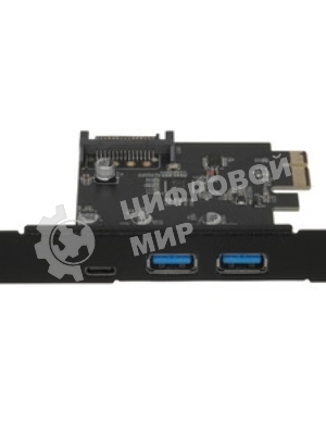 Контроллер USB 3.1 Gembird SPCR-03 в разъем PCI-e, 2xUSB-A + 1xType-C