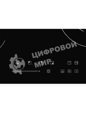 Встраиваемая варочная панель MHE 6022 электрическая, 60 см, 4 конфорки, черный