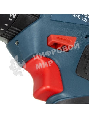 Дрель-шуруповерт Bosch GSB 120 Li, 12 В, 2 Ач, 30 Нм, щеточный