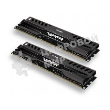Оперативная память Patriot Viper 3, DDR3, 16GB (2x8 GB), 1600 MHz, CL9, DIMM, радиатор, черный