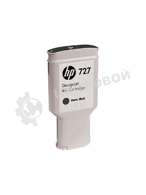 Картридж струйный HP 727 C1Q12A черный матовый, 300мл, для Designjet T920/T1500/T2500