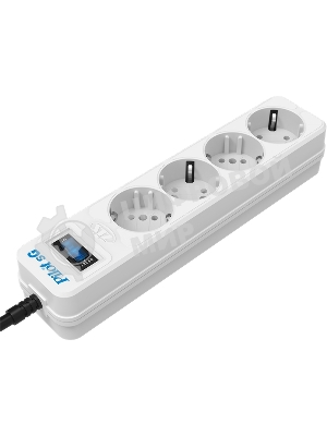 Сетевой фильтр ZIS PILOT Surge protector Pilot SG5 5 outlets (GP), 10A/2.2kVt, automatic circuit-breaker, 7 m