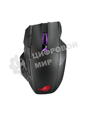 Мышь беспроводная/проводная ASUS ROG Spatha X черный, 19000 dpi, радиоканал, USB, кнопки - 12