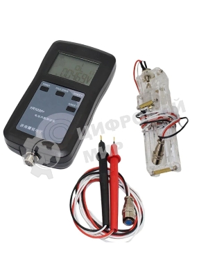 Измеритель внутреннего сопротивления аккумуляторов YR1035+ со щупами + держатель для емкостей