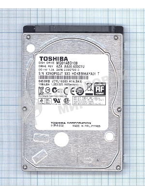 Жесткий диск Toshiba SATA-II 1Tb MQ01ABD100 (5400rpm) 8Mb 2.5