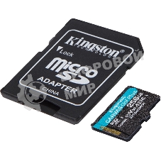 Флеш карта microSDXC 256Gb Kingston SDCG4/256Gb Canvas Go! Plus A2 + adapter