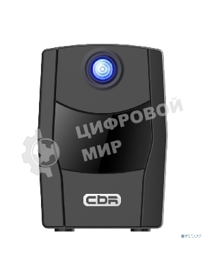 Источник бесперебойного питания CBR QTM-650T-2F-LCUC Line Interactive 650VA/360W 7Ah12V 2 x Shuko, HID-USB, RJ45/11