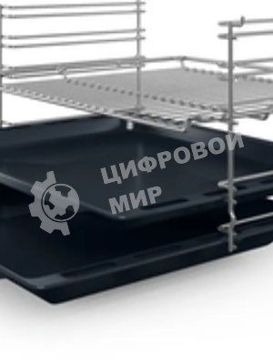 Духовой шкаф Bosch HBF512BS1T Serie 2, нержавеющая сталь, класс энергоэффективности А, 7 режимов, 3-х слойное остекление, LED-дисплей, утапливаемые переключатели, галогенное освещение, проволочные направляющие, сделано в Турции,