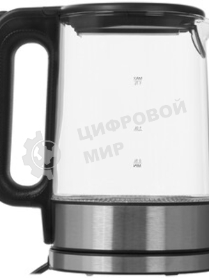 Чайник электрический Maunfeld MGK-612BK, 1.7л, стекло/металл