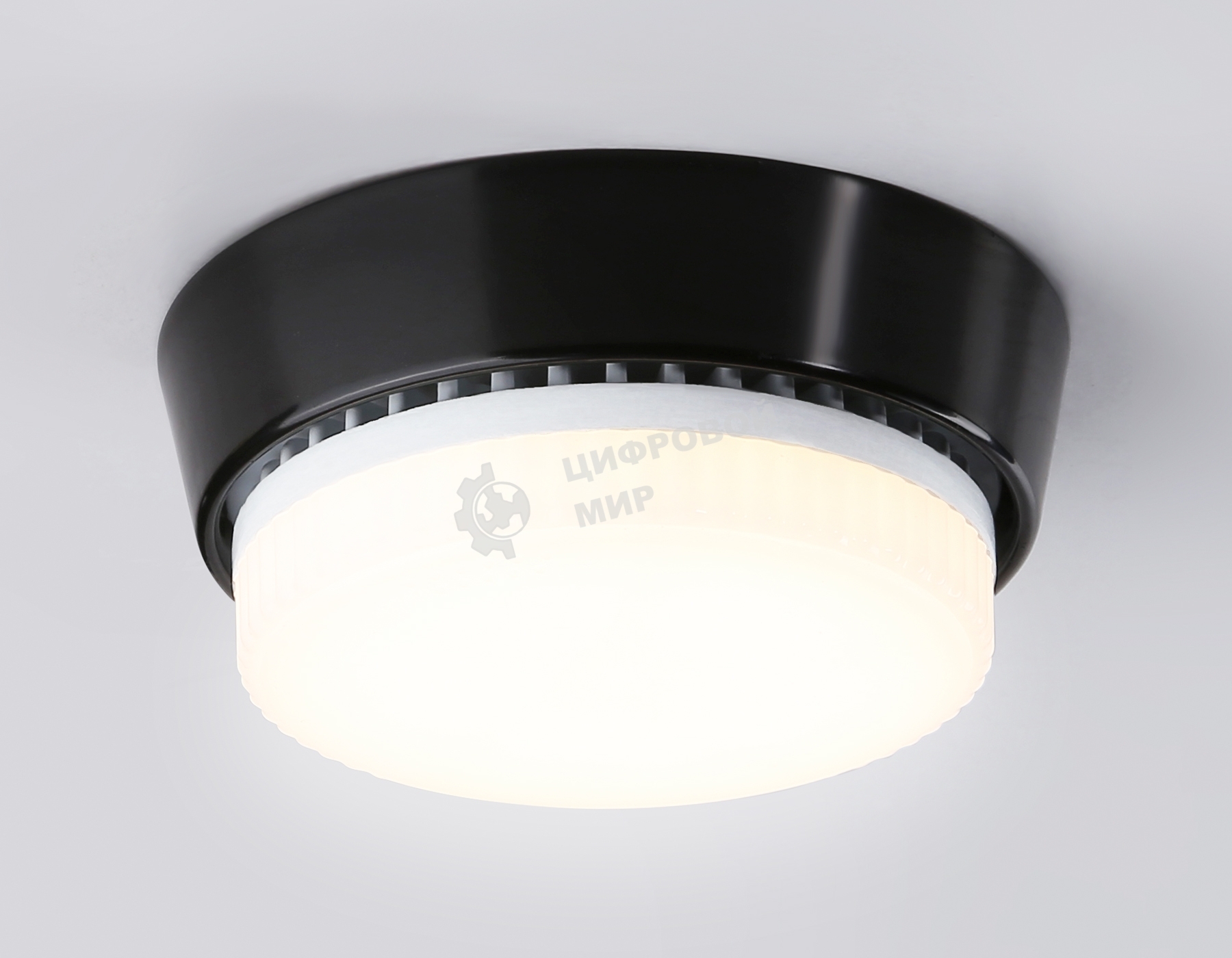 Светильник накладной G10189 BK черный GX53 max 12W D90*20