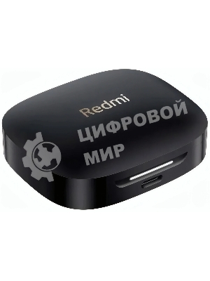 Наушники TWS Xiaomi Redmi Buds 6 черный, внутриканальные, Bluetooth, активное шумоподавление, до 40 ч