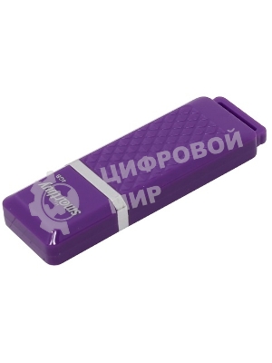 Флешка USB Smartbuy Quartz violet (SB4GbQZ-V), 4Gb, USB 2.0, R/W 20/10, фиолетовый