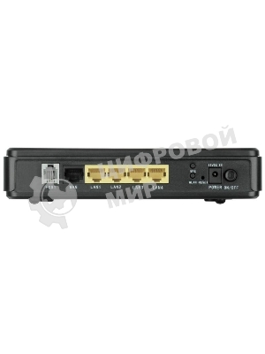 Маршрутизатор беспроводной D-Link DVG-N5402SP/1S/C1A 10/100BASE-TX черный