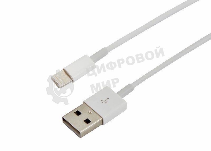 Кабель USB Rexant для iPhone 5/6/7 моделей шнур 1 м белый