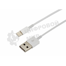 Кабель USB Rexant для iPhone 5/6/7 моделей шнур 1 м белый