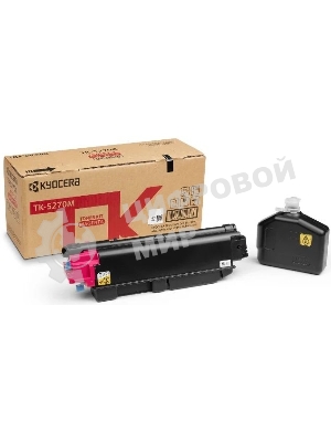 Картридж лазерный Kyocera TK-5270M (1T02TVBNL0) пурпурный для M6230cidn/M6630cidn/P6230cdn 6000 стр